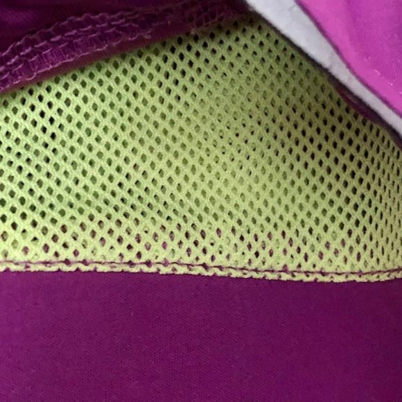 Athleta Purple/Lime Vented Jacket Reflective Details - XS - Picture 9 of 13
